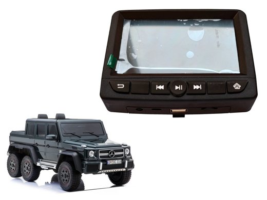 Panel LCD MP4 do Auta na akumulator Mercedes G63 SX1888