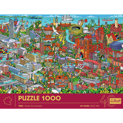 Puzzle - "1000 Jubileusz" - Trójmiasto Trefl 10924