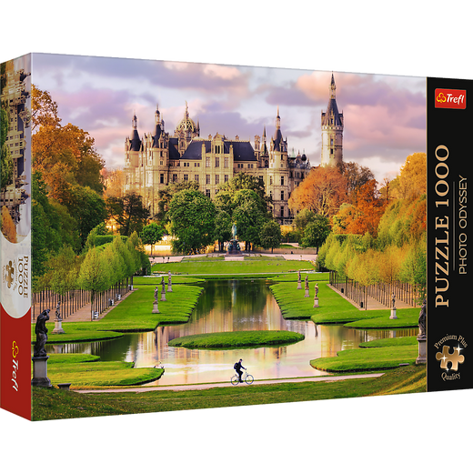 Puzzle- "1000 Premium Plus" - Photo Odyssey: Zamek w Schwerinie, Niemcy Trefl  10814