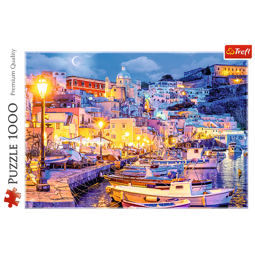 Puzzle - "1000" - Wyspa Procida nocą, Włochy 10794