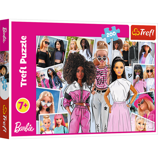 Puzzle - "200" - W świecie Barbie Trefl 13301