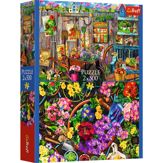 Puzzle - 2x500 - Prace w ogrodzieFSC Mix 70% 37529