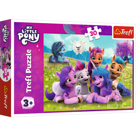 Puzzle - "30" - Przyjacielskie Koniki Pony My Little Pony Trefl 18299