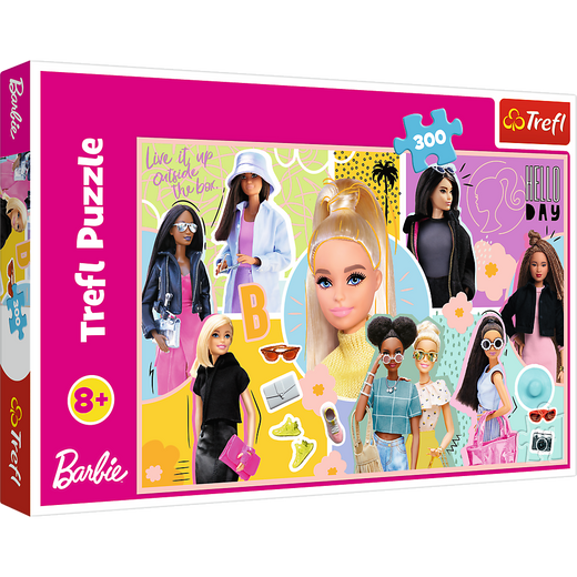 Puzzle - 300 - Twoja ulubiona Barbie - Mattel, Barbie 23025