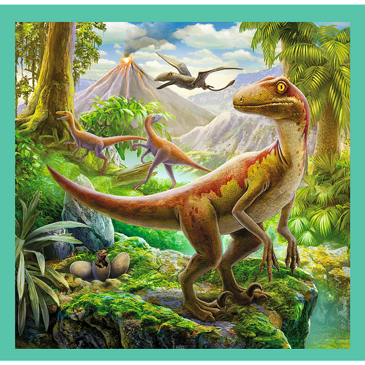 Puzzle - "3w1" - Niezwykły świat dinozaurów Trefl 34837