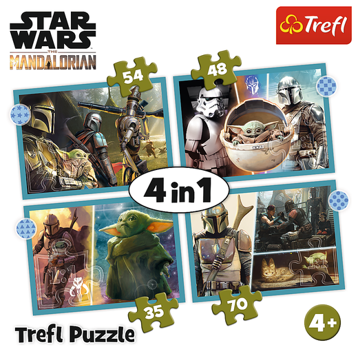 Puzzle - "4w1" - Mandalorian Trefl  34397