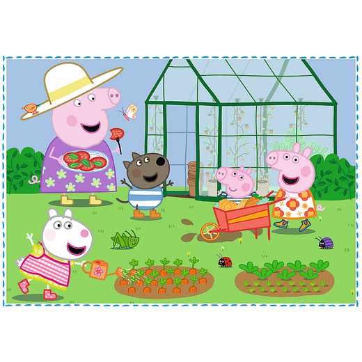 Puzzle - "4w1" - Wspomnienia z wakacji / Peppa Pig Trefl 34359