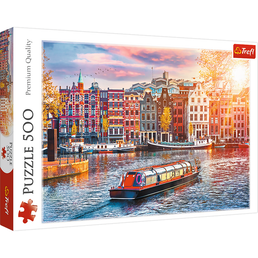 Puzzle 500 el. Amsterdam, Holandia Trefl 37428