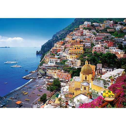 Puzzle 500 el. Positano, Wybrzeże Amalfickie, Włochy Trefl 37145