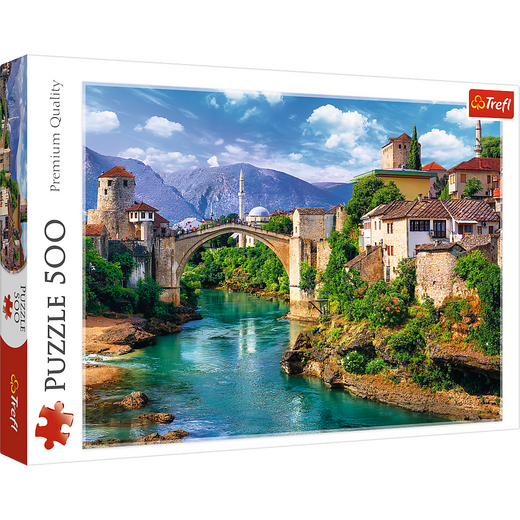 Puzzle 500 el. Stary Most w Mostarze, Bośnia i Hercegowina Trefl 37333