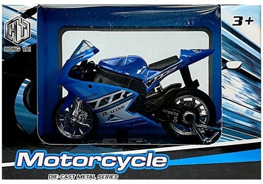 Sportowy Motocykl z Dźwiękami 1:18 4 Kolory